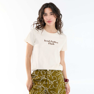 T-shirt imprimé BLANC