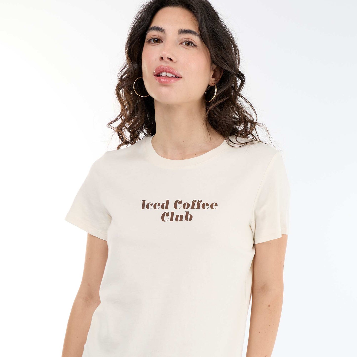 T-shirt imprimé BLANC