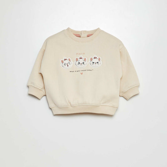 Sweat en molleton 'Disney' Ecru