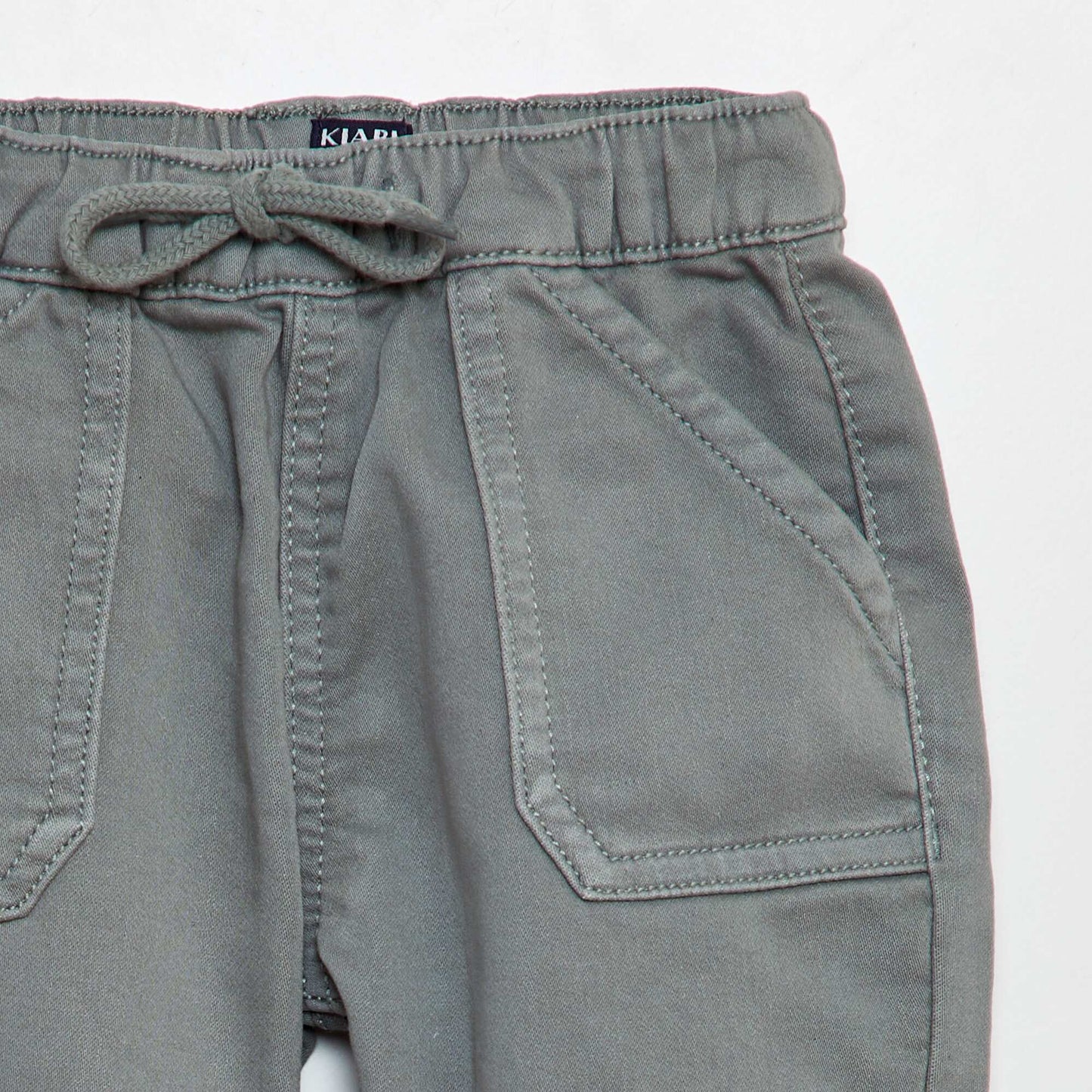 Pantalon jogging avec larges poches Bleu gris