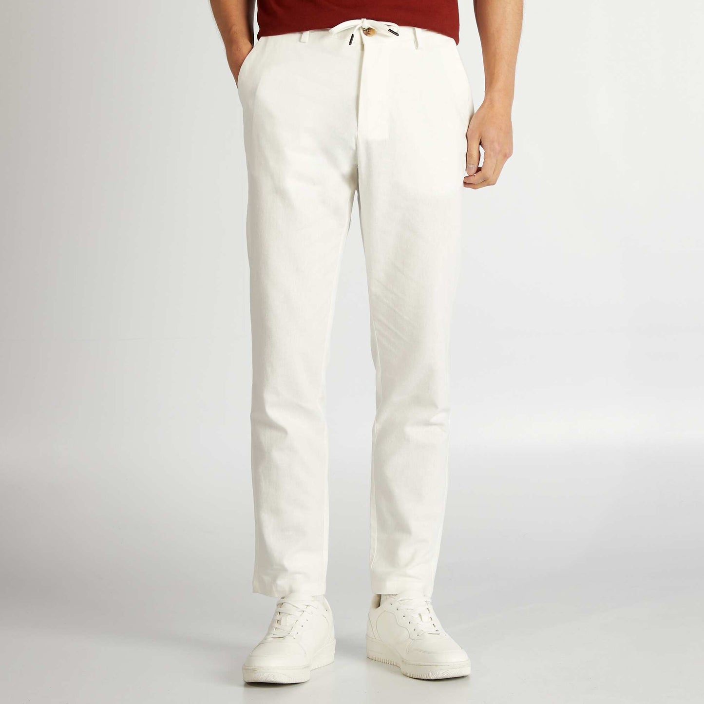 Pantalon chino blanc