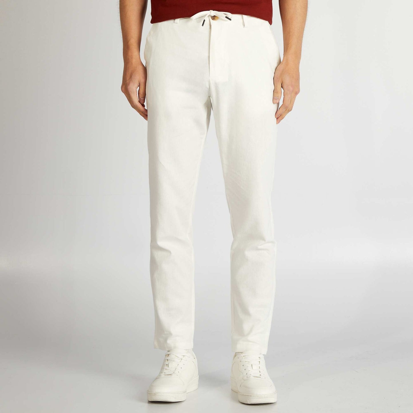 Pantalon chino blanc