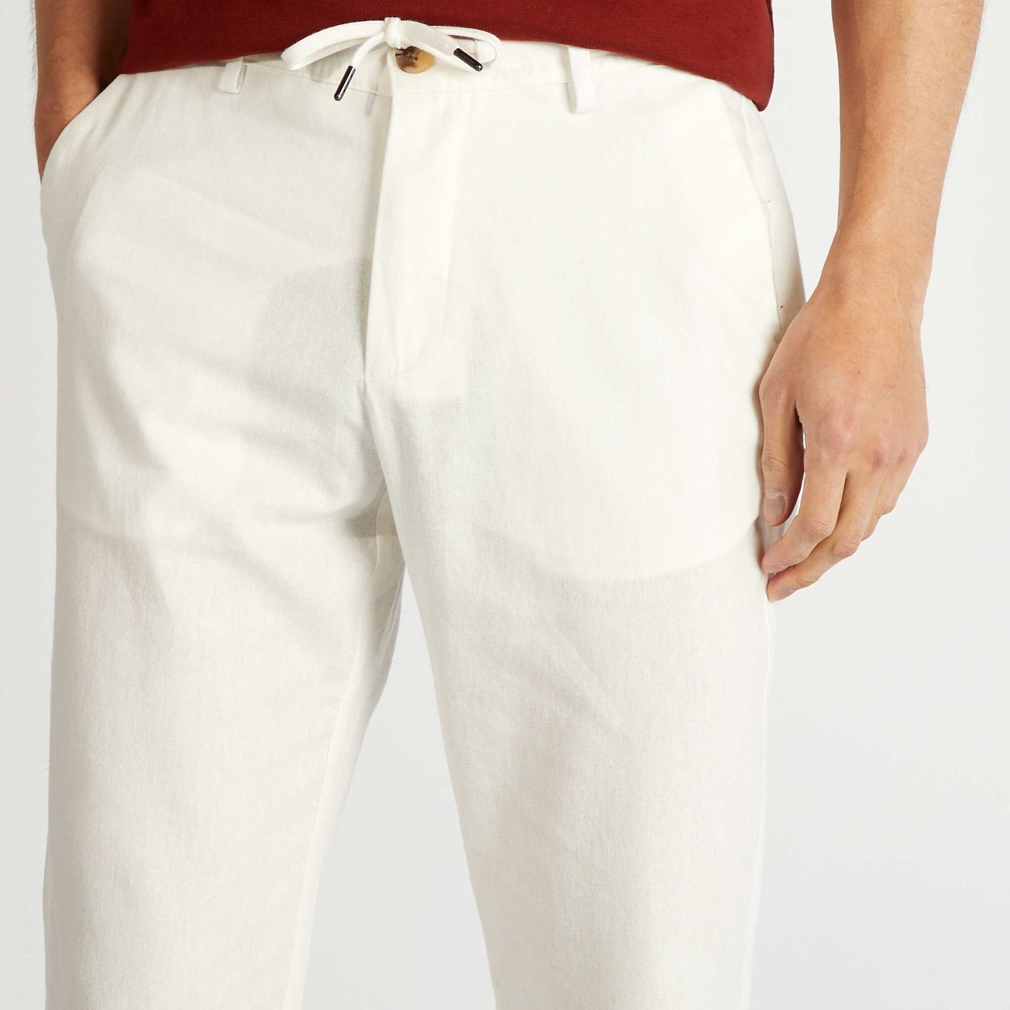 Pantalon chino blanc