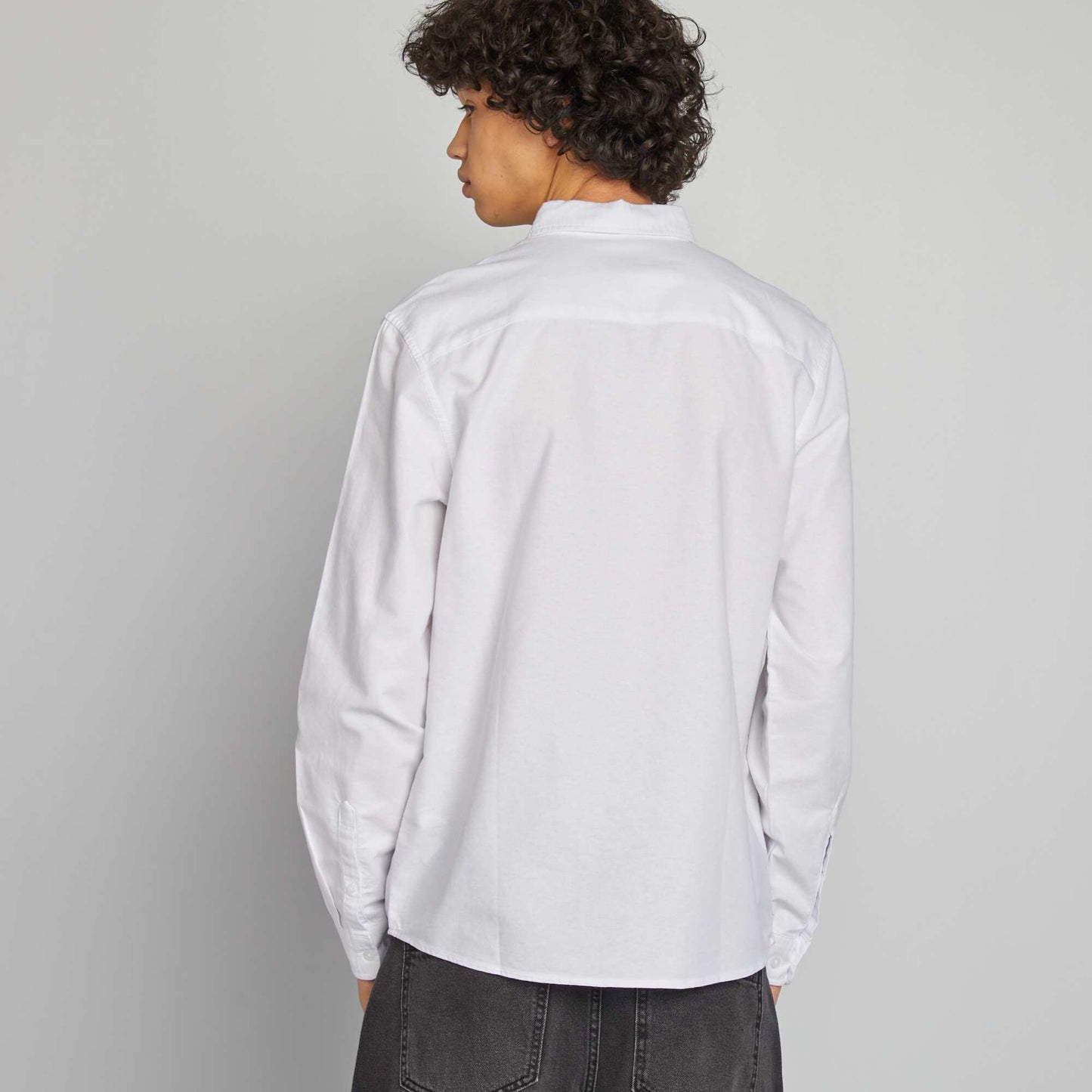 Chemise de cérémonie uni BLANC
