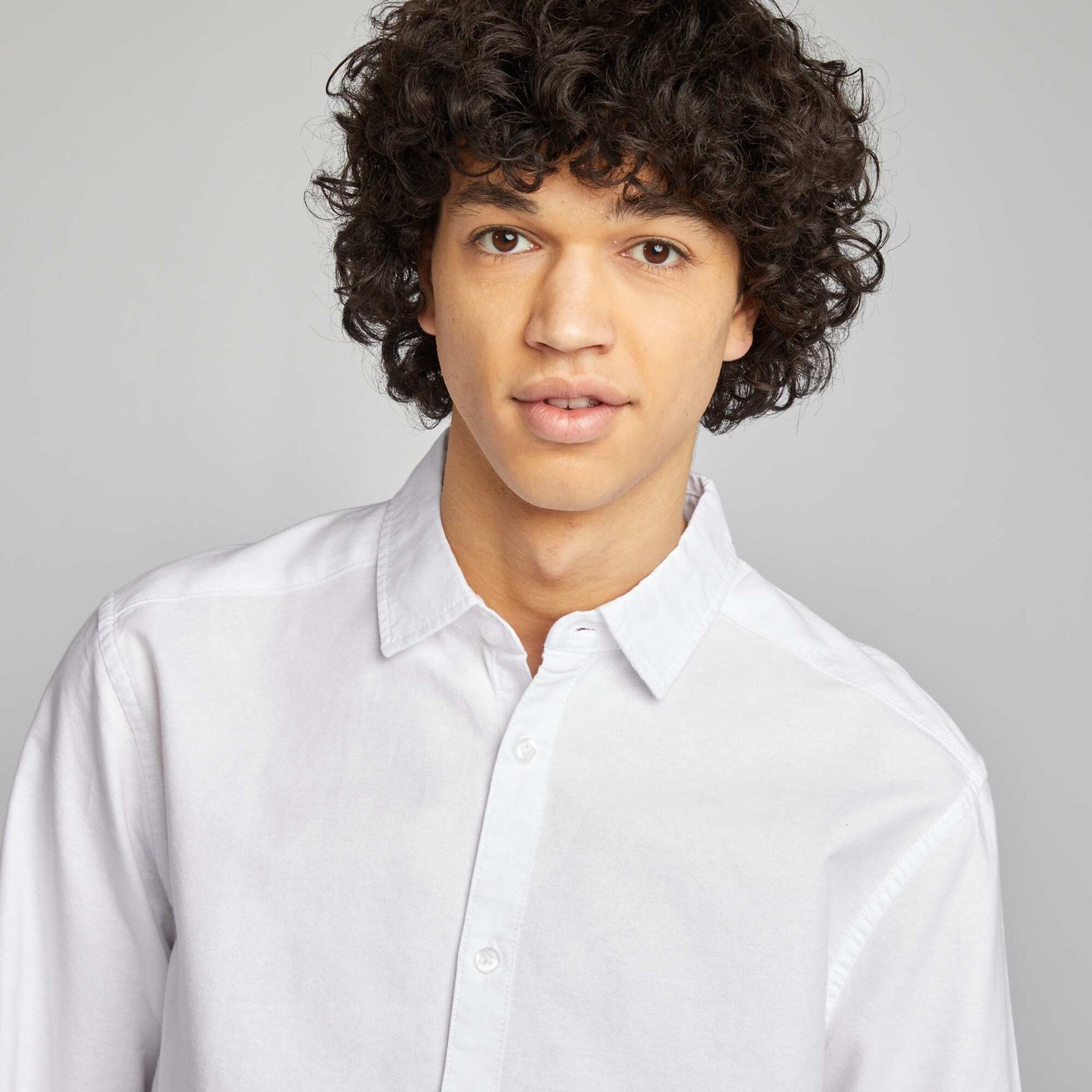Chemise de cérémonie uni BLANC