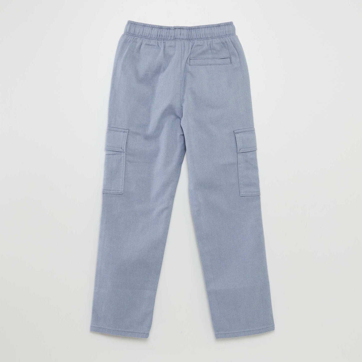 Pantalon chevrons avec poches à rabats Bleu