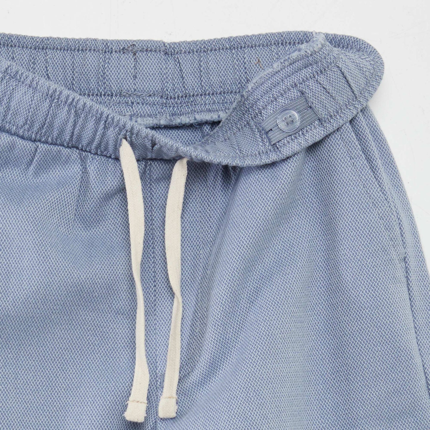 Pantalon chevrons avec poches à rabats Bleu