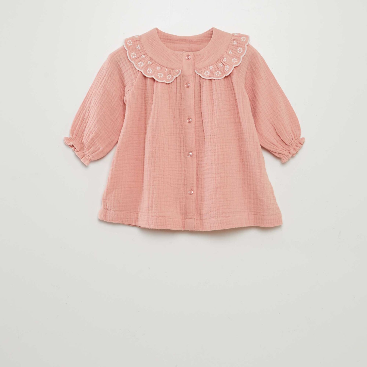 Robe en double gaze de coton ROSE