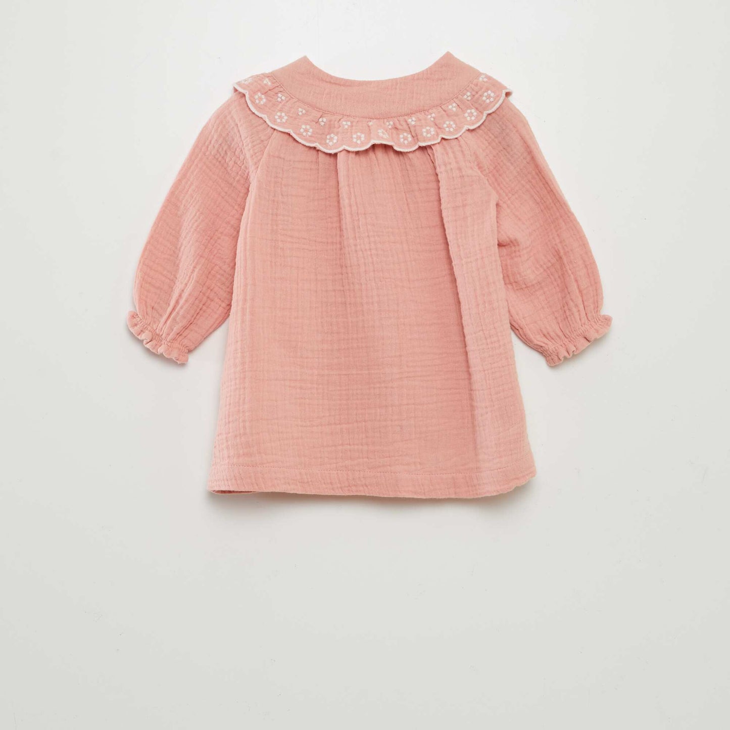 Robe en double gaze de coton ROSE