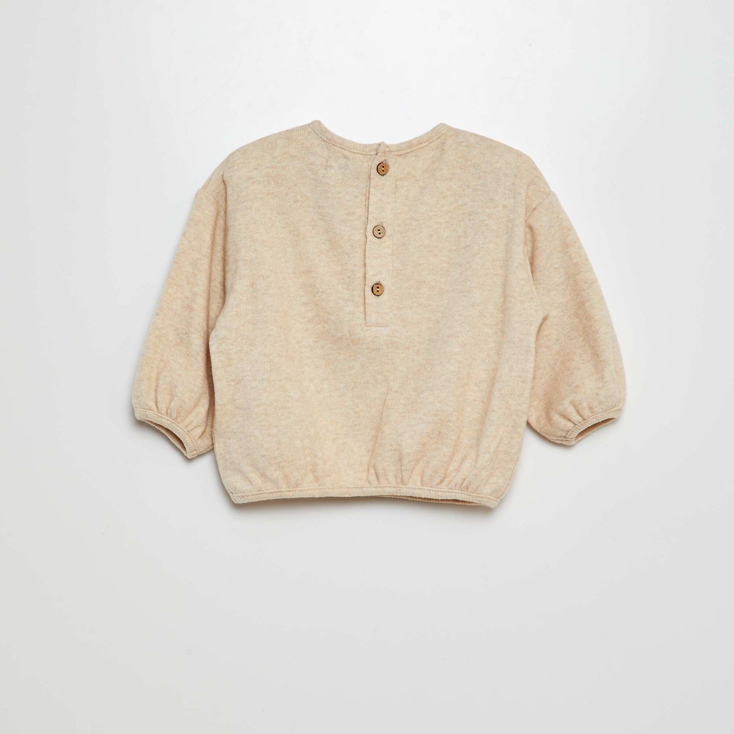 Pull en maille doudou BEIGE