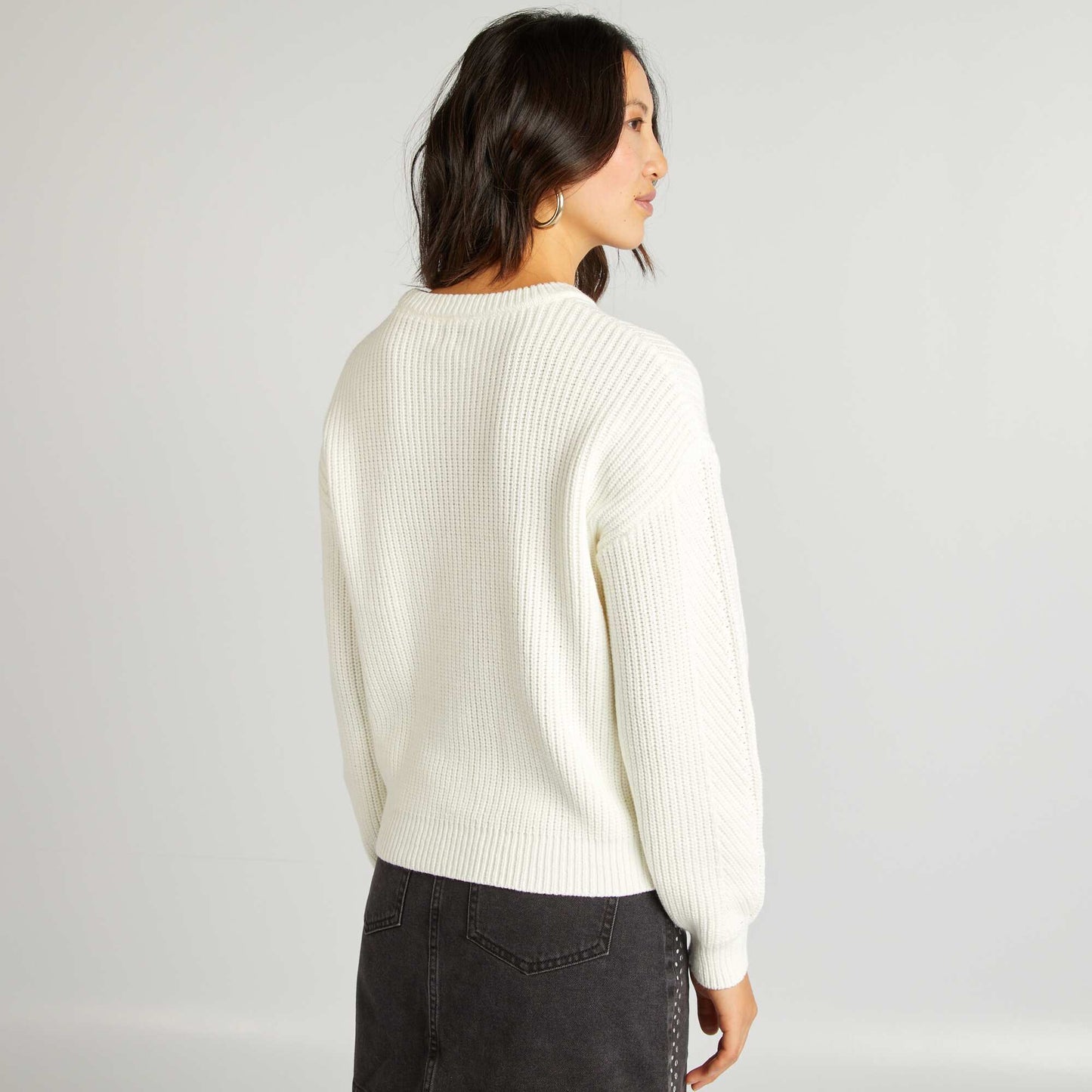 Pull en maille épaisse BEIGE