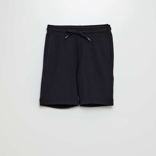 Short en molleton léger noir