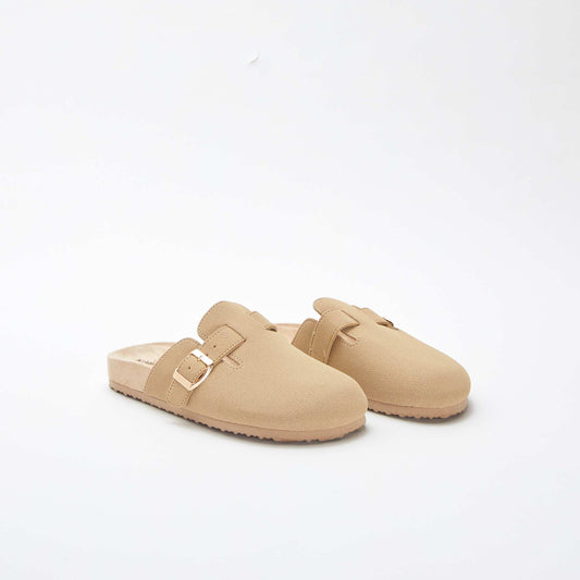 Sabots en suédine BEIGE