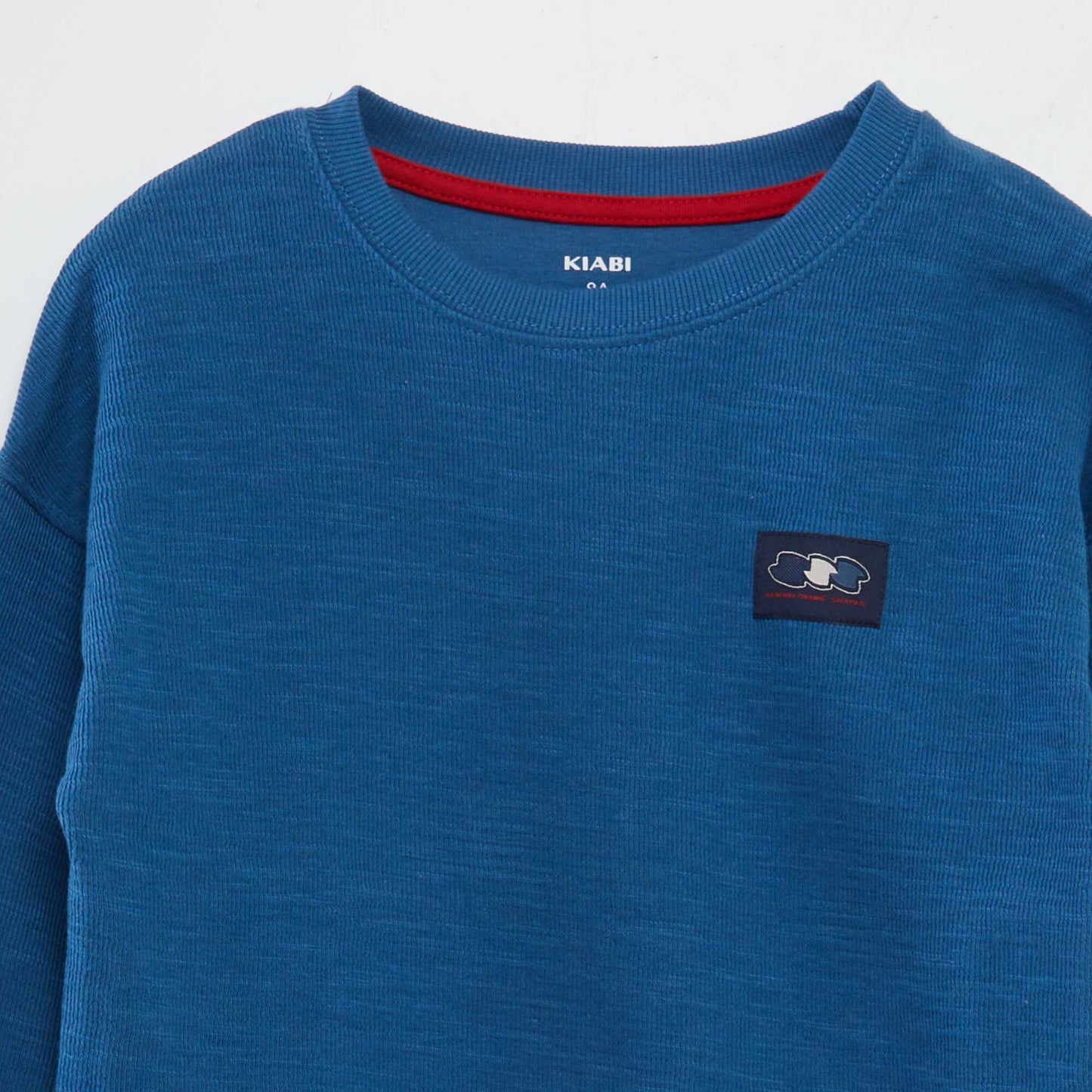 Tee-shirt esprit sweat Bleu