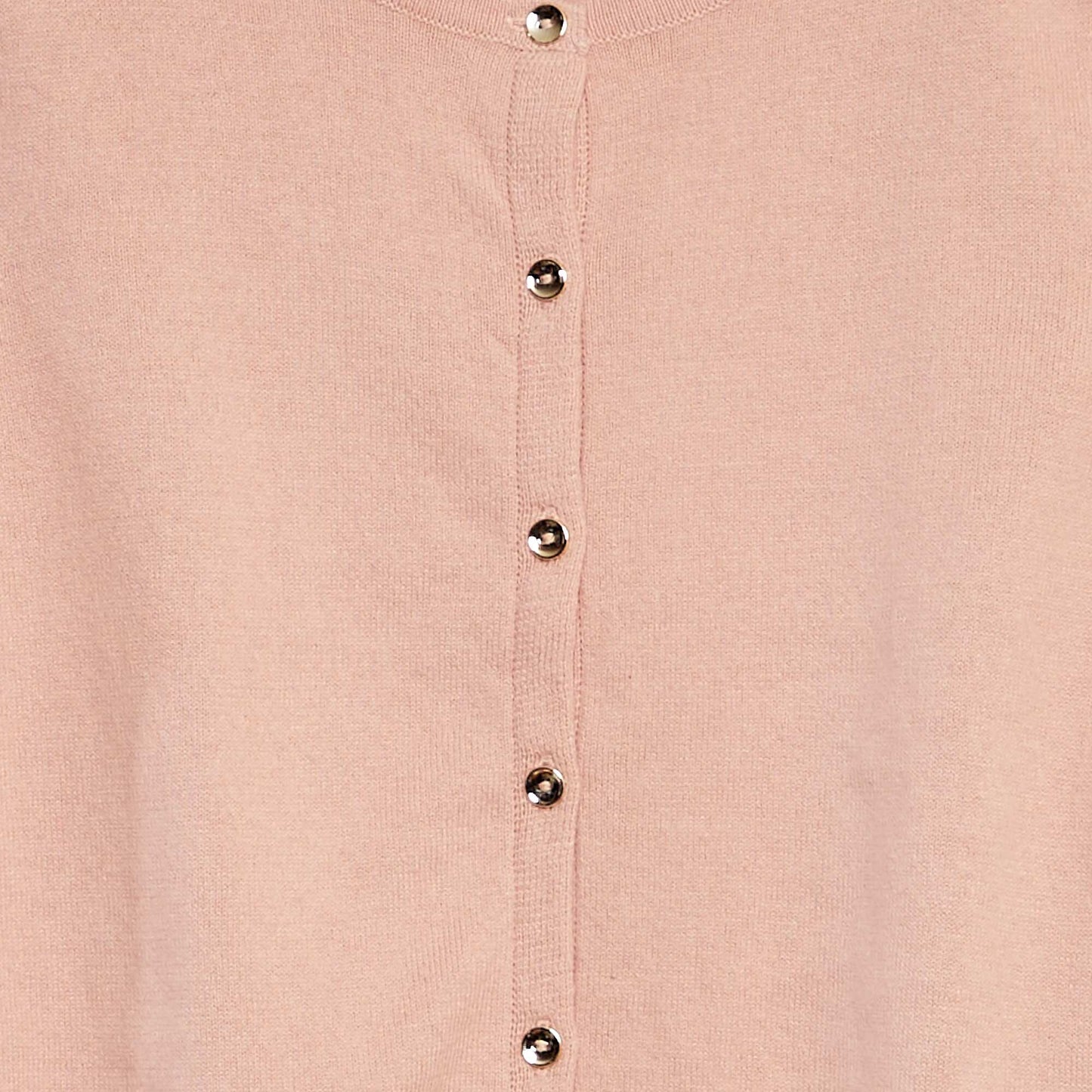 Gilet en maille unie ROSE