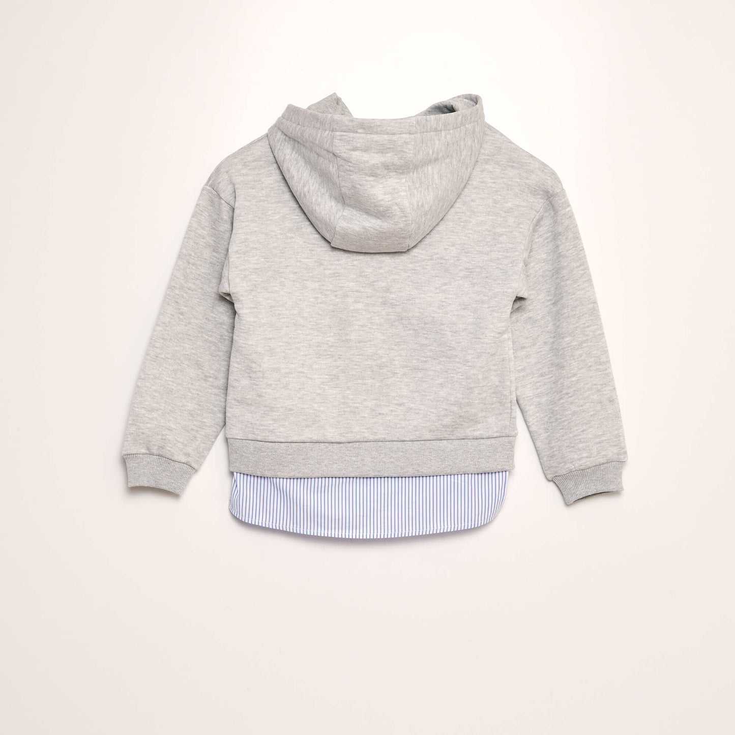 Sweat à capuche fantaisie Gris