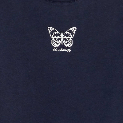 T-shirt en maille jersey imprimé BLEU