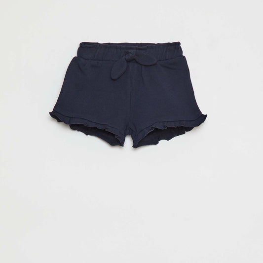 Short en molleton léger BLEU