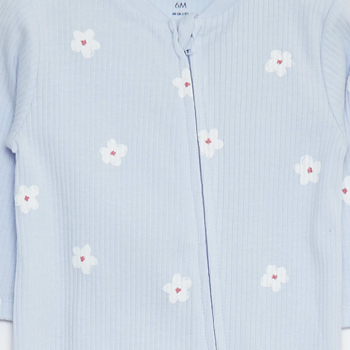 Dors-bien léger côtelé BLEU