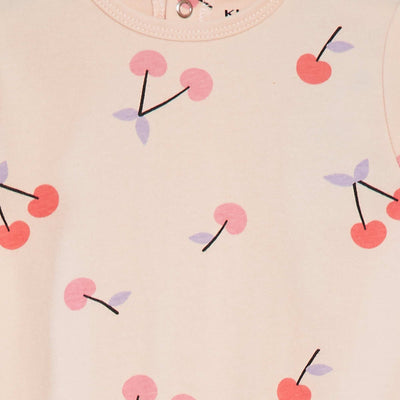 Pyjama dors bien avec pieds à motifs ROSE