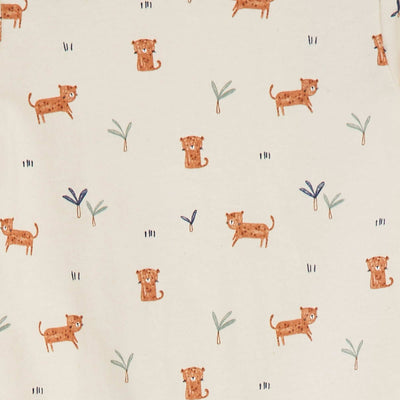 Pyjama dors bien avec pieds à motifs BLANC