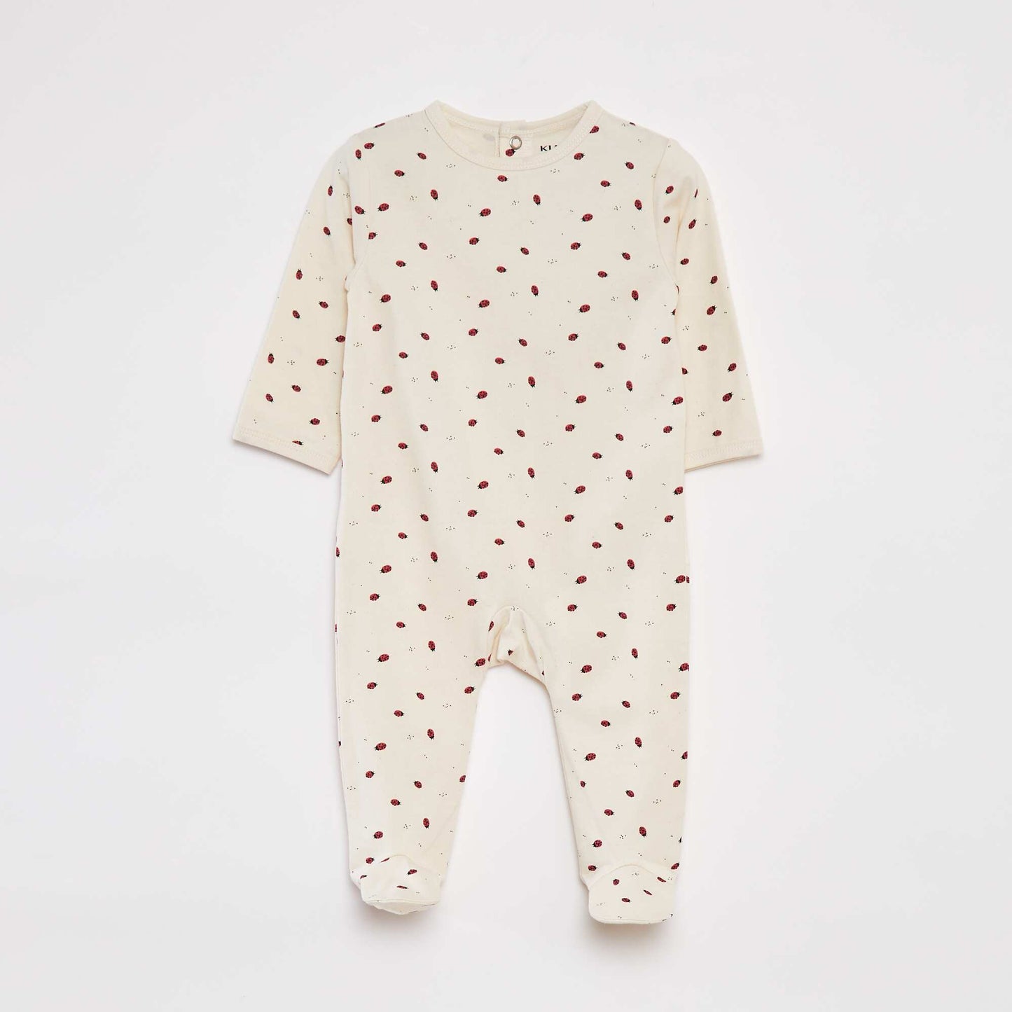 Pyjama dors bien avec pieds à motifs BLANC