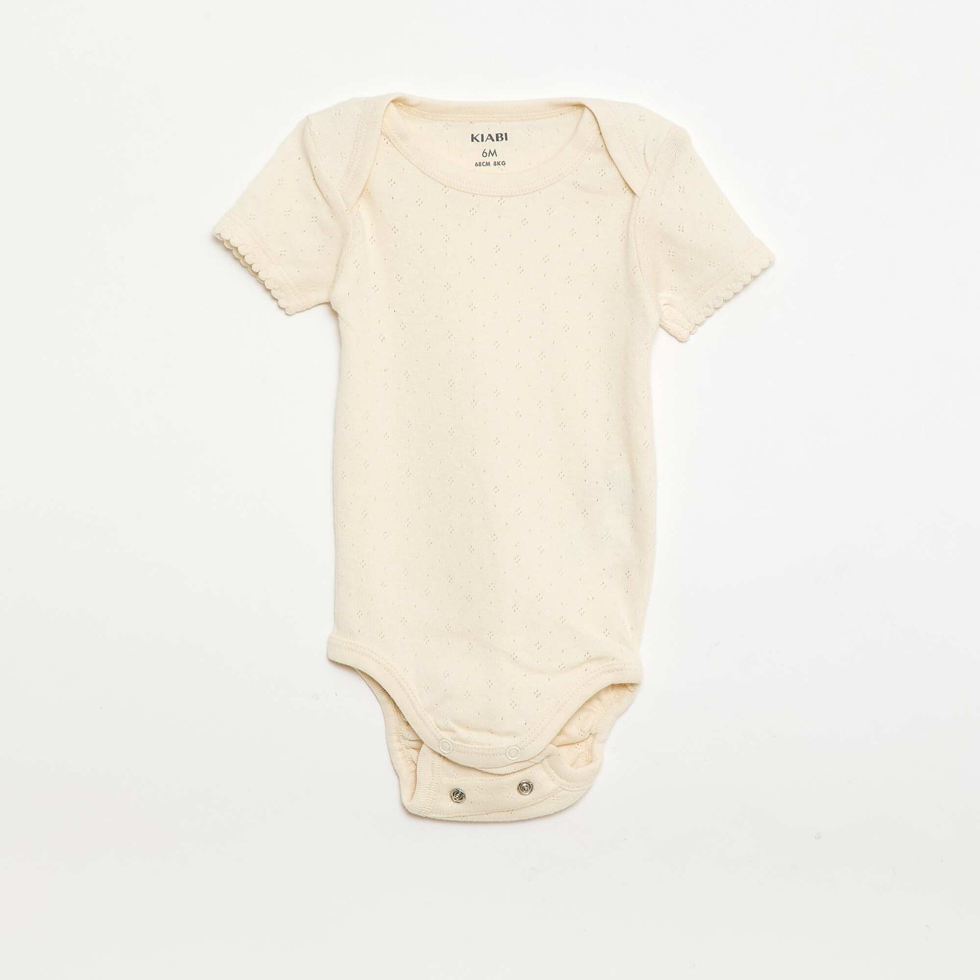 Bodies évolutif en maille unie - Lot de 3 BEIGE