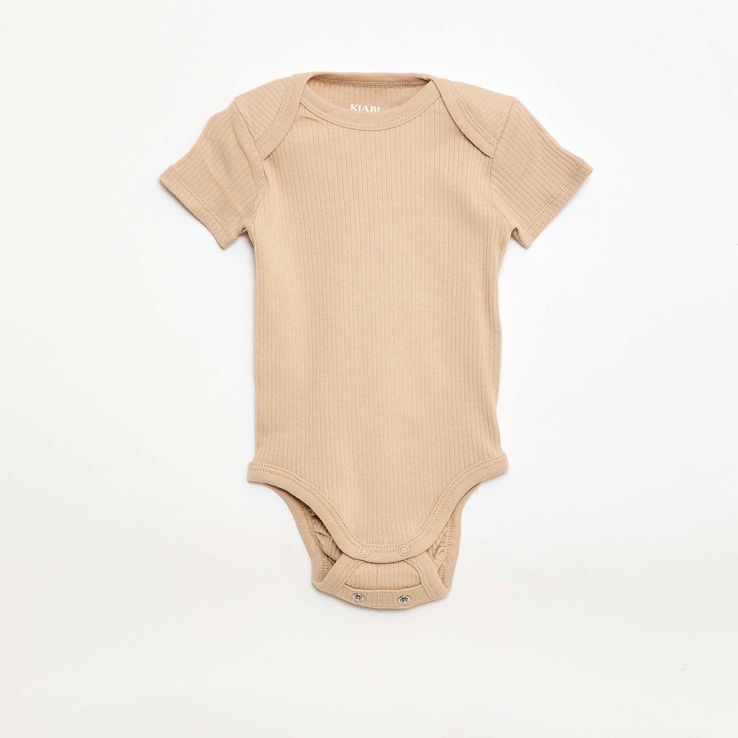 Bodies évolutif en maille unie - Lot de 3 BEIGE