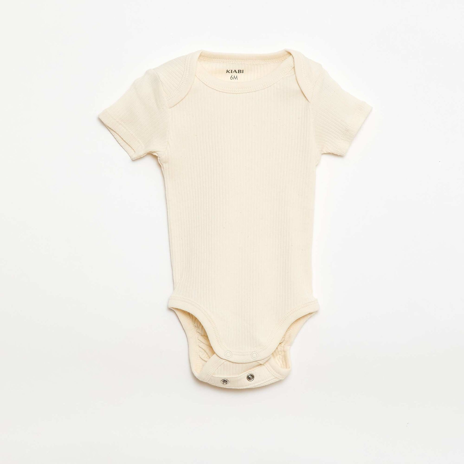 Bodies évolutif en maille unie - Lot de 3 BEIGE