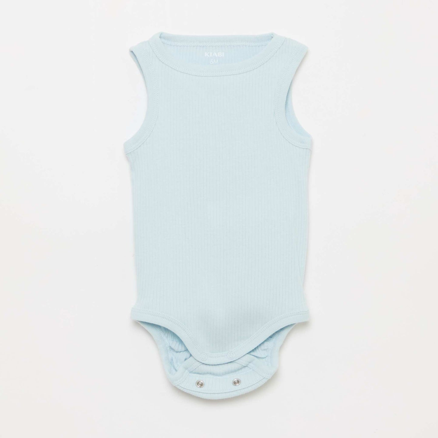 Lot de 3 bodies évolutifs à bretelles unis BLEU