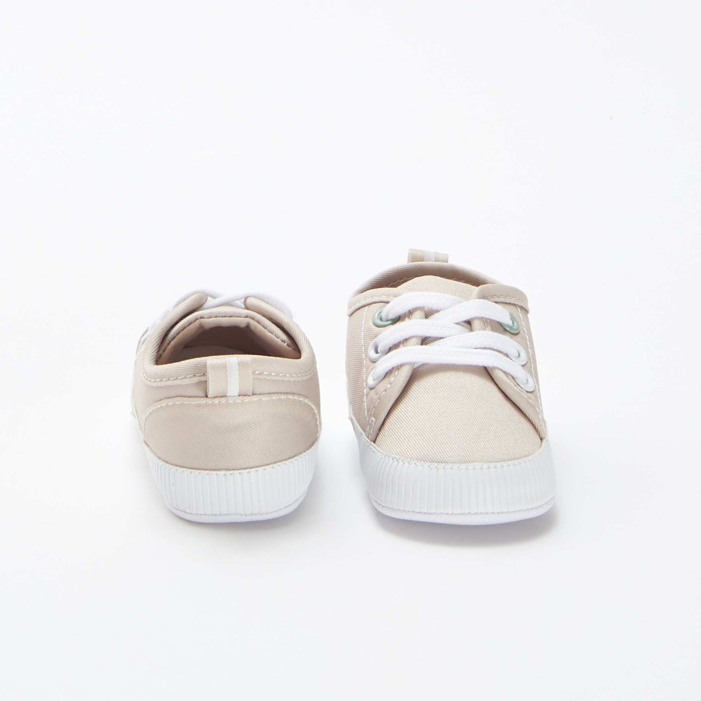 Baskets basses à lacets BEIGE