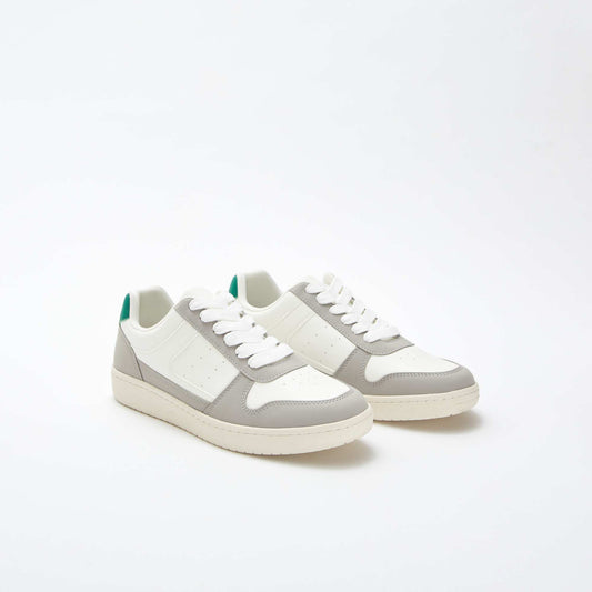 Baskets basses tricolores GRIS
