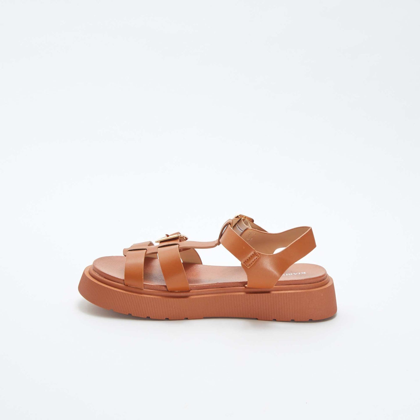 Sandales en simili MARRON
