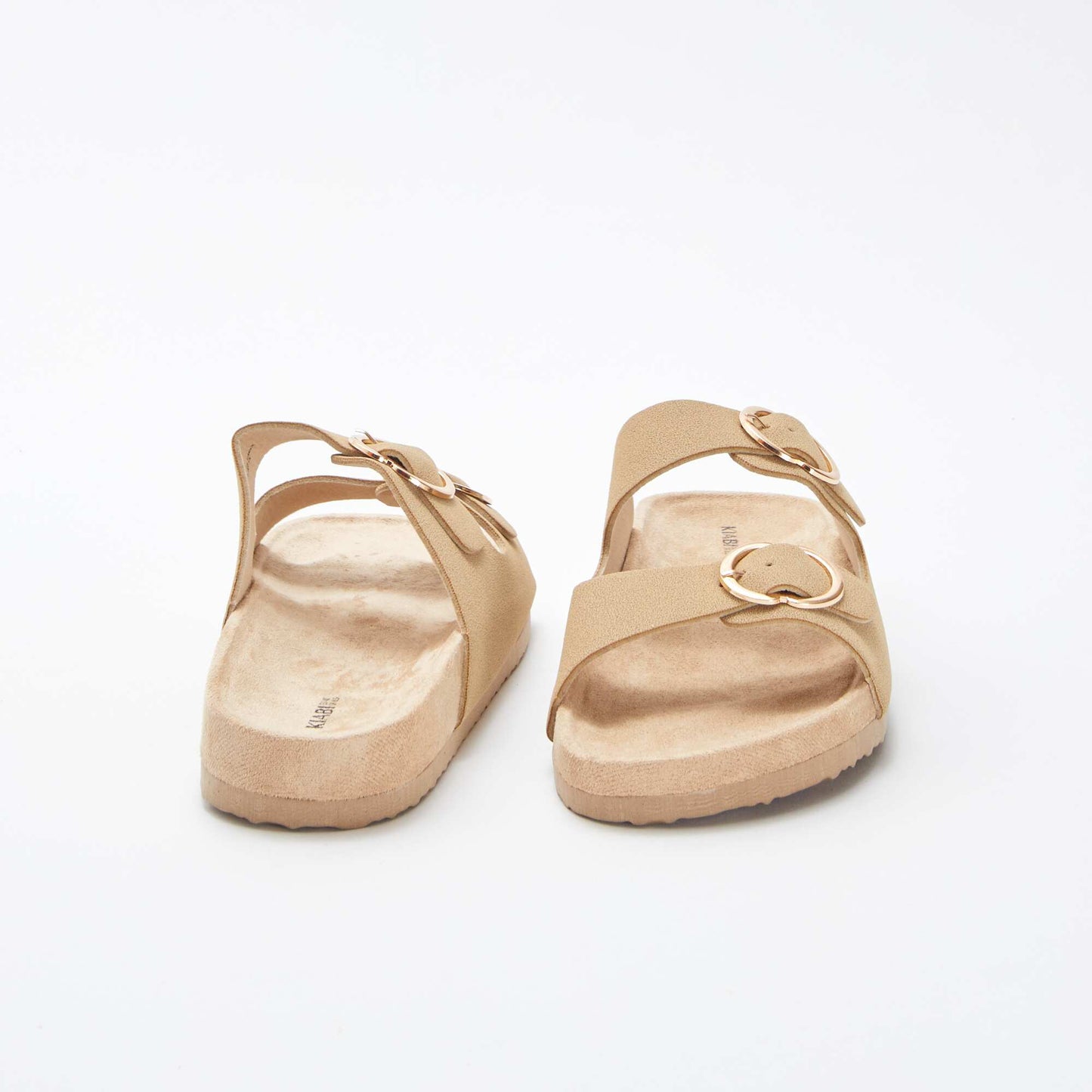 Mules épaisses double bride BEIGE