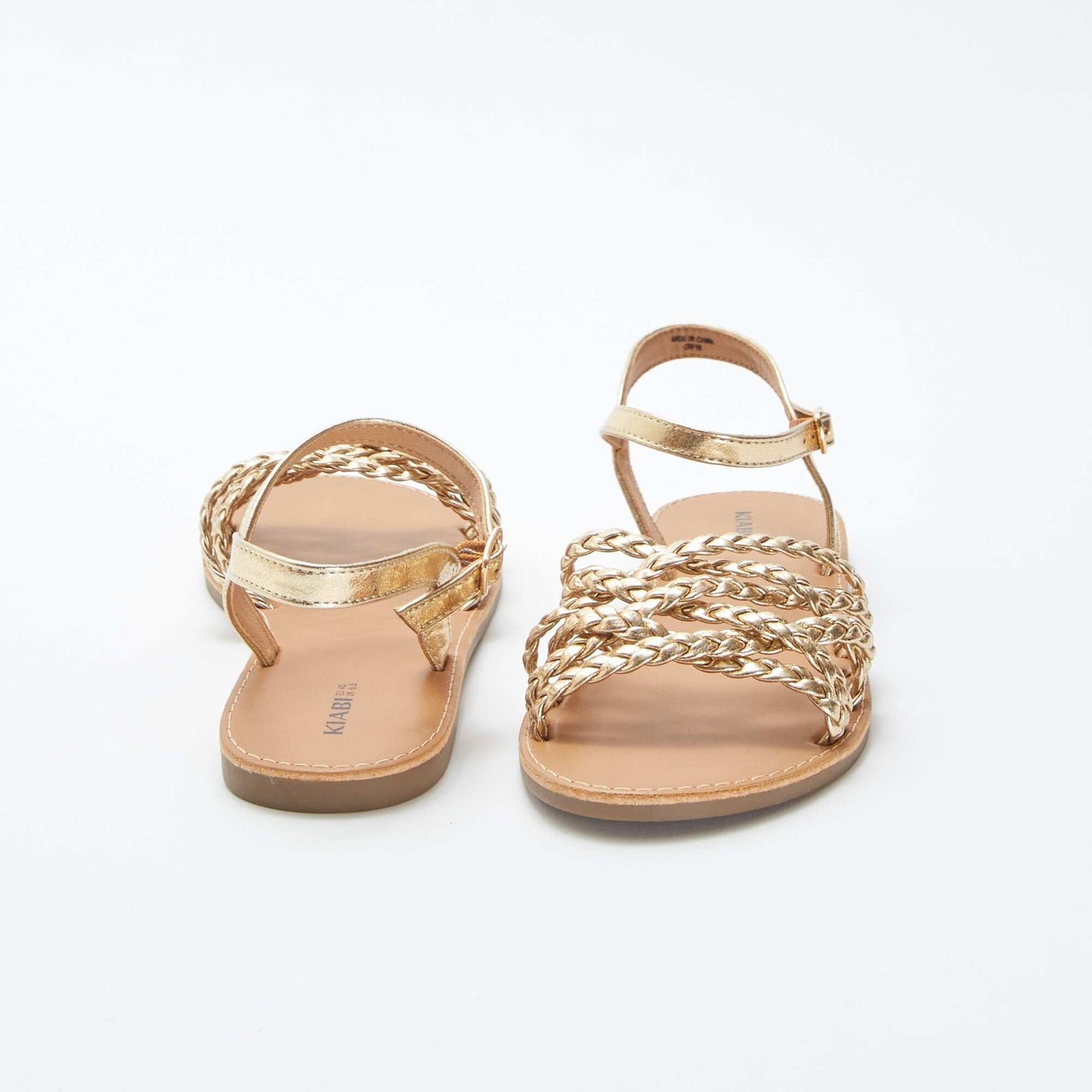 Sandales à brides tressées et croisées DORé