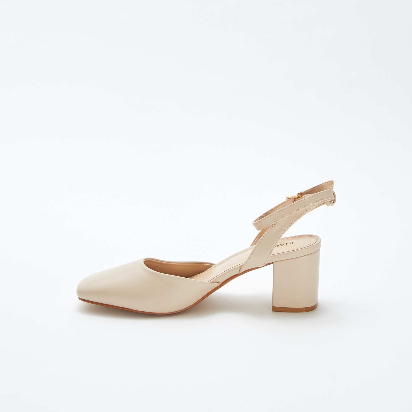 Sandales à talons type babies BEIGE