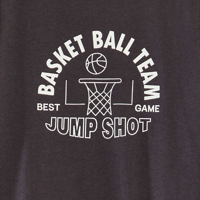 T-shirt manches courtes avec imprimé GRIS