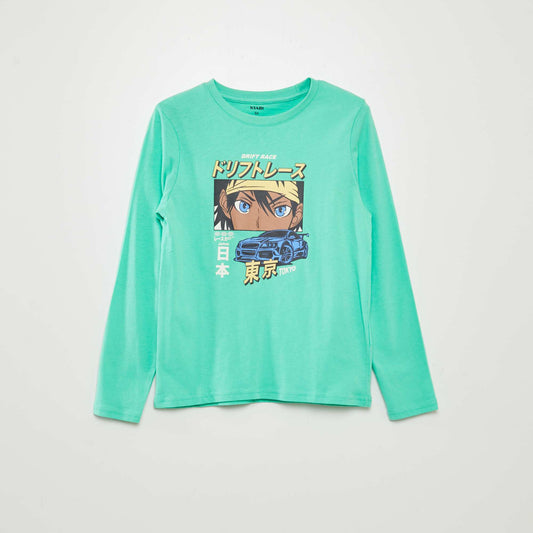 Tee-shirt imprimé Vert