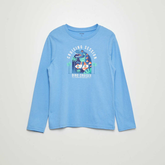 Tee-shirt imprimé Bleu