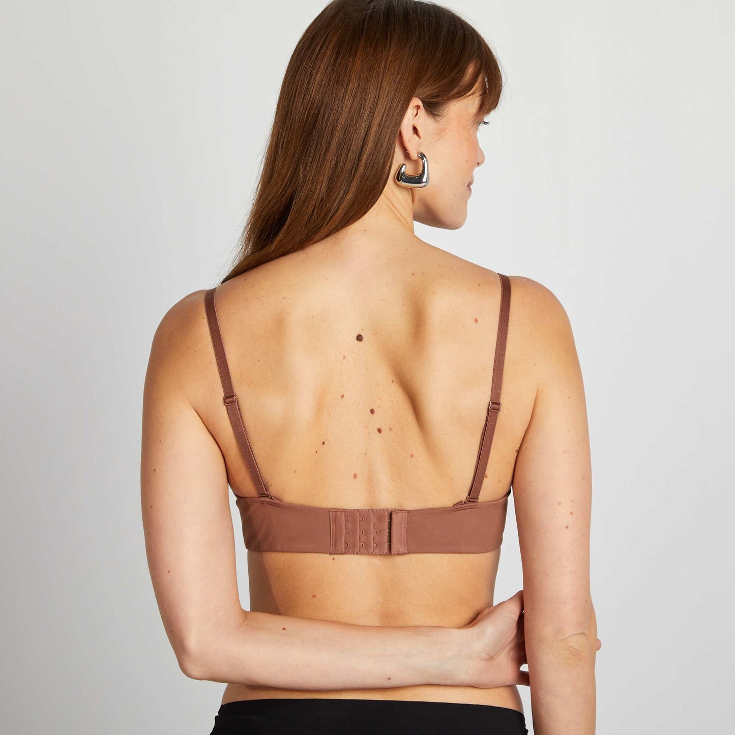 Soutien-gorge bandeau invisible MARRON