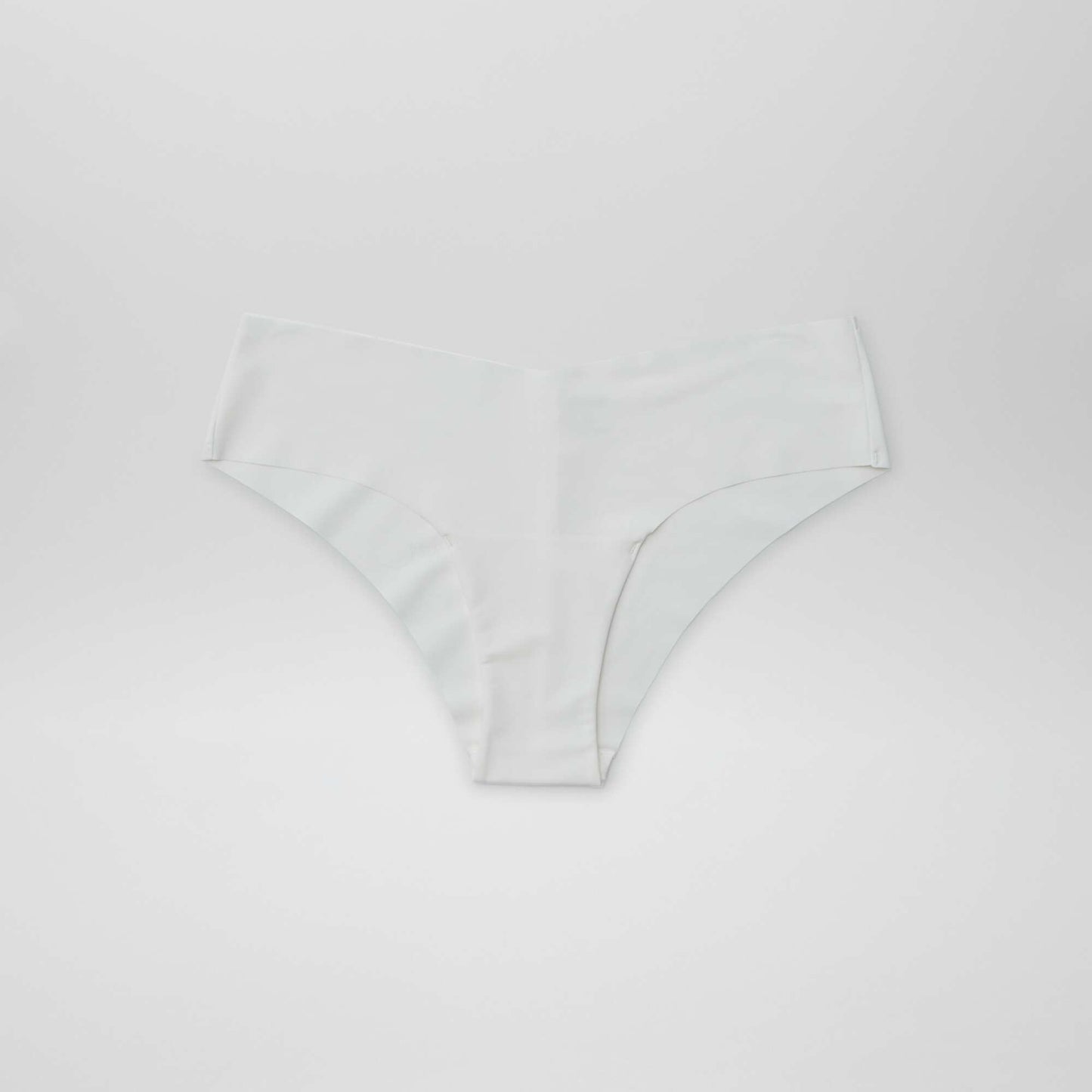 Lot de 2 shortys invisibles en microfibre BLANC