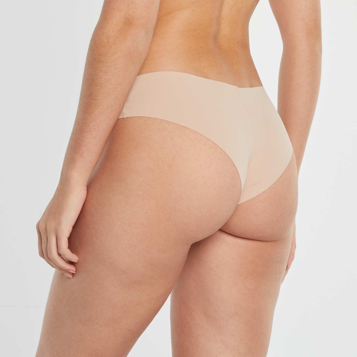 Lot de 2 shortys invisibles en microfibre ROSE