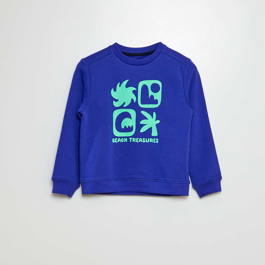 Sweat en french terry BLEU