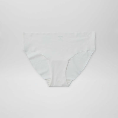 Lot de 2 culottes invisibles en microfibre BLANC