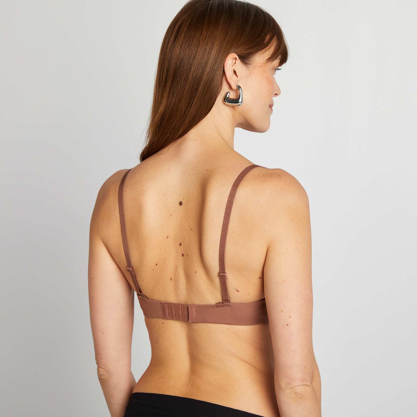 Triangle invisible en microfibre MARRON