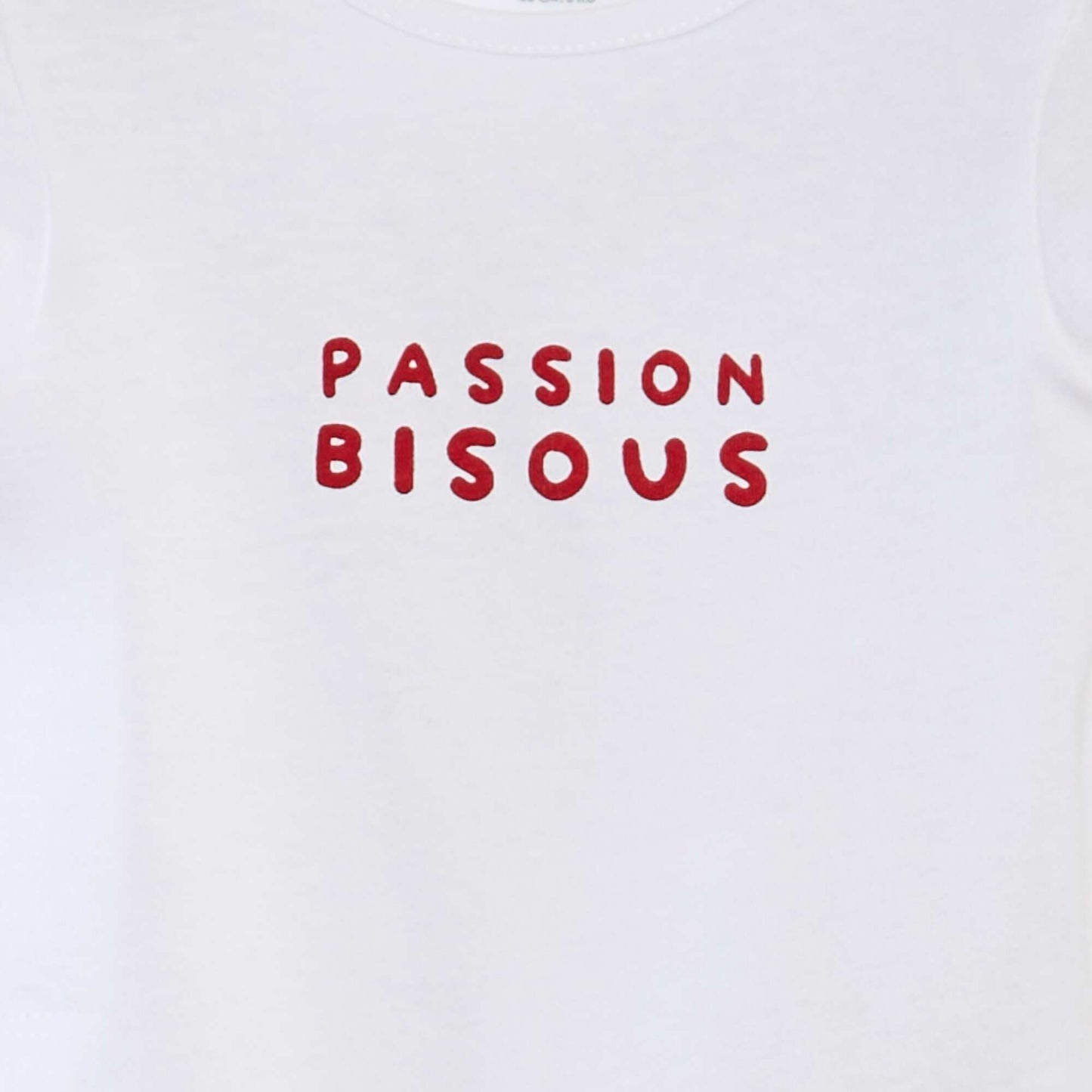 T-shirt imprimé en coton BLANC