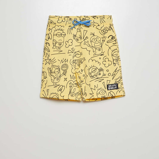 Short en molleton 'Le Minions' JAUNE