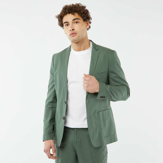 Veste de costume coupe ajustée / Slim fit VERT