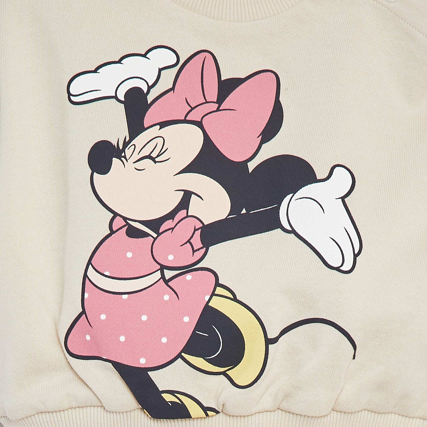 Sweat 'Minnie' 'Disney' avec volants sur les manches BLANC