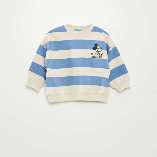 Sweat en french terry 'Disney' BLEU